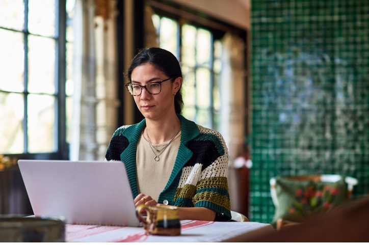 Woman on laptop