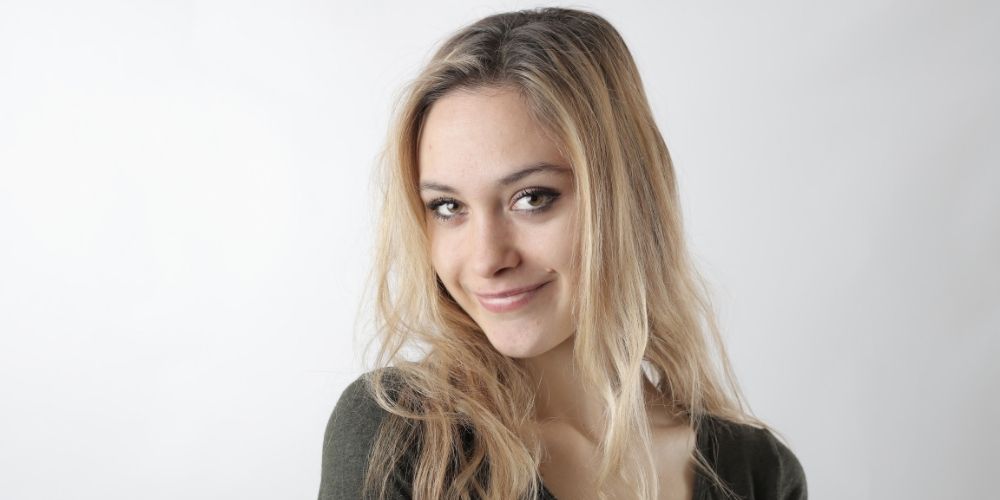 A happy woman